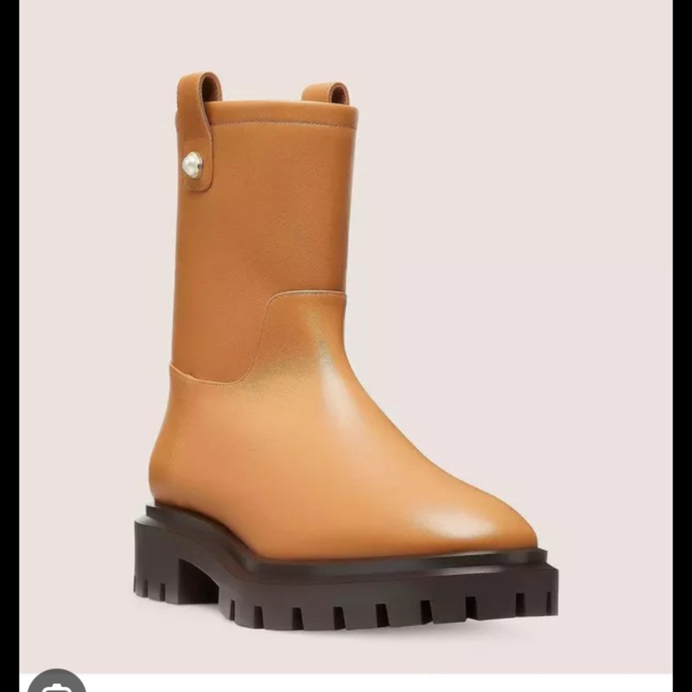 Stuart Weitzman Camel Leather Boots
